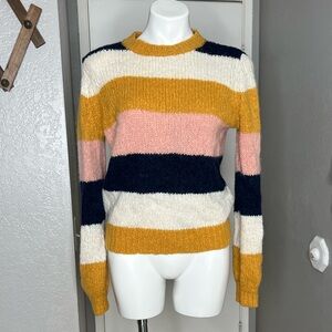 Sunday Best Colorful Striped Sweater